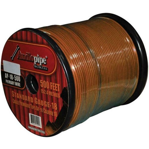 Audiop 18 Gauge 500 ft. Spool Car Audio Remote Wire - Orange AP18500OR